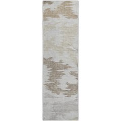 Premium Machine Washable Mayfield AMF746 Ivory 2'3" x 7'6" Runner Rug