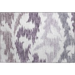 Premium Machine Washable Mayfield AMF746 Purple 1'8" x 2'6" Rug