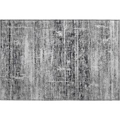 Premium Machine Washable Mayfield AMF747 Black 1'8" x 2'6" Rug