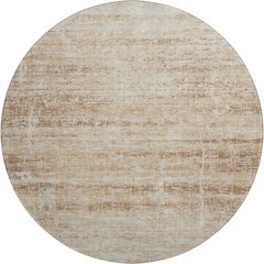 Premium Machine Washable Mayfield AMF747 Copper 8' x 8' Round Rug