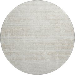 Premium Machine Washable Mayfield AMF747 Ivory 8' x 8' Round Rug