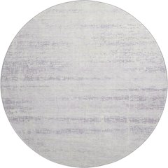 Premium Machine Washable Mayfield AMF747 Lavender 8' x 8' Round Rug