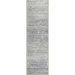 Premium Machine Washable Mayfield AMF747 Silver 2'3" x 7'6" Runner Rug