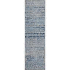 Premium Machine Washable Mayfield AMF747 Sky 2'3" x 7'6" Runner Rug
