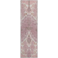 Premium Machine Washable Mayfield AMF748 Blush 2'3" x 7'6" Runner Rug
