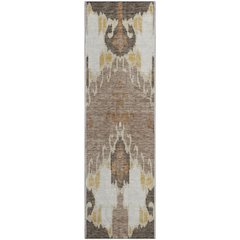 Premium Machine Washable Mayfield AMF748 Brown 2'3" x 7'6" Runner Rug