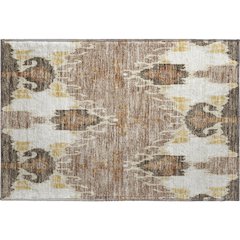 Premium Machine Washable Mayfield AMF748 Brown 1'8" x 2'6" Rug