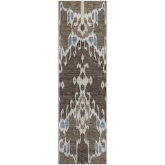 Premium Machine Washable Mayfield AMF748 Fudge 2'3" x 7'6" Runner Rug