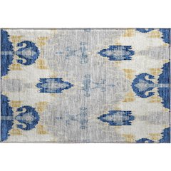 Premium Machine Washable Mayfield AMF748 Navy 1'8" x 2'6" Rug