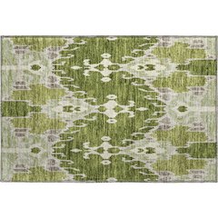 Premium Machine Washable Mayfield AMF748 Olive 1'8" x 2'6" Rug