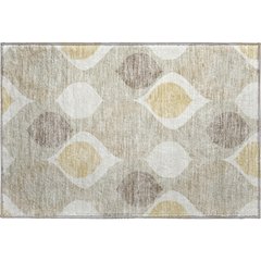 Premium Machine Washable Mayfield AMF749 Beige 1'8" x 2'6" Rug