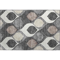 Premium Machine Washable Mayfield AMF749 Gray 1'8" x 2'6" Rug
