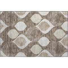 Premium Machine Washable Mayfield AMF749 Taupe 1'8" x 2'6" Rug