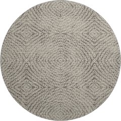 Premium Machine Washable Mayfield  Mocha 8' x 8' Round Rug