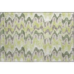 Premium Machine Washable Mayfield AMF750 Aloe 1'8" x 2'6" Rug