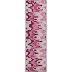 Premium Machine Washable Mayfield AMF750 Blush 2'3" x 7'6" Runner Rug