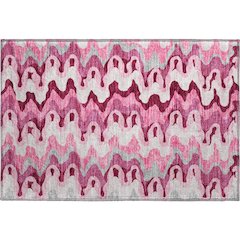 Premium Machine Washable Mayfield AMF750 Blush 1'8" x 2'6" Rug