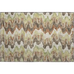 Premium Machine Washable Mayfield AMF750 Chocolate 1'8" x 2'6" Rug