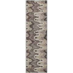 Premium Machine Washable Mayfield AMF750 Taupe 2'3" x 7'6" Runner Rug