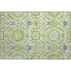 Premium Machine Washable Mayfield AMF751 Aloe 1'8" x 2'6" Rug