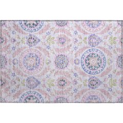 Premium Machine Washable Mayfield AMF751 Blush 1'8" x 2'6" Rug