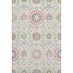 Premium Machine Washable Mayfield AMF751 Pink 2'6" x 3'10" Rug
