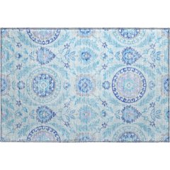 Premium Machine Washable Mayfield AMF751 Sky 1'8" x 2'6" Rug