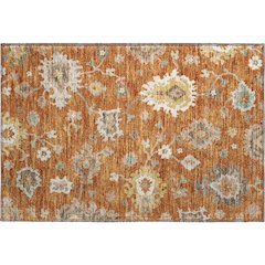 Premium Machine Washable Mayfield AMF753 Paprika 1'8" x 2'6" Rug