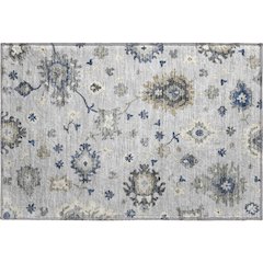 Premium Machine Washable Mayfield AMF753 Silver 1'8" x 2'6" Rug
