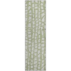 Premium Machine Washable Mayfield AMF754 Aloe 2'3" x 7'6" Runner Rug