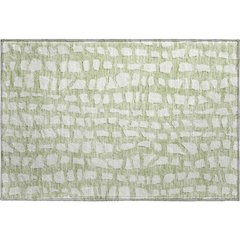 Premium Machine Washable Mayfield AMF754 Aloe 1'8" x 2'6" Rug