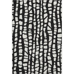 Premium Machine Washable Mayfield AMF754 Black 2'6" x 3'10" Rug
