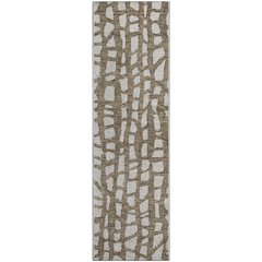 Premium Machine Washable Mayfield AMF754 Brown 2'3" x 7'6" Runner Rug