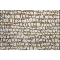 Premium Machine Washable Mayfield AMF754 Brown 1'8" x 2'6" Rug