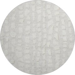 Premium Machine Washable Mayfield AMF754 Ivory 8' x 8' Round Rug