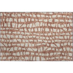 Premium Machine Washable Mayfield AMF754 Paprika 1'8" x 2'6" Rug