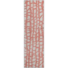 Premium Machine Washable Mayfield AMF754 Salmon 2'3" x 7'6" Runner Rug