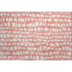 Premium Machine Washable Mayfield AMF754 Salmon 1'8" x 2'6" Rug