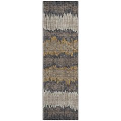 Premium Machine Washable Mayfield AMF755 Fudge 2'3" x 7'6" Runner Rug
