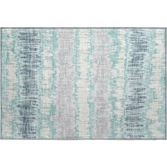 Premium Machine Washable Mayfield AMF755 Teal 1'8" x 2'6" Rug