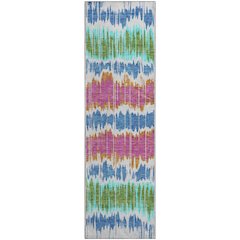 Premium Machine Washable Mayfield AMF755 White 2'3" x 7'6" Runner Rug