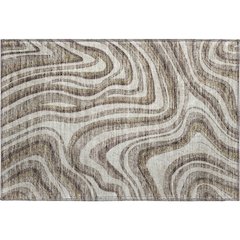 Premium Machine Washable Mayfield AMF756 Brown 1'8" x 2'6" Rug