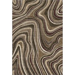 Premium Machine Washable Mayfield AMF756 Fudge 2'6" x 3'10" Rug