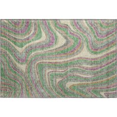 Premium Machine Washable Mayfield AMF756 Graphite 1'8" x 2'6" Rug