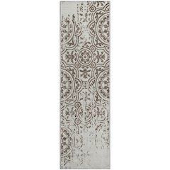 Premium Machine Washable Mayfield AMF758 Chocolate 2'3" x 7'6" Runner Rug