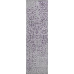 Premium Machine Washable Mayfield AMF758 Lavender 2'3" x 7'6" Runner Rug