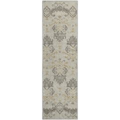 Premium Machine Washable Mayfield AMF759 Beige 2'3" x 7'6" Runner Rug