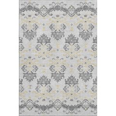 Premium Machine Washable Mayfield AMF759 Charcoal 2'6" x 3'10" Rug