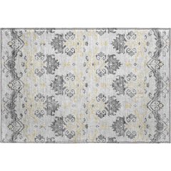 Premium Machine Washable Mayfield AMF759 Charcoal 1'8" x 2'6" Rug