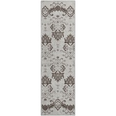 Premium Machine Washable Mayfield AMF759 Chocolate 2'3" x 7'6" Runner Rug